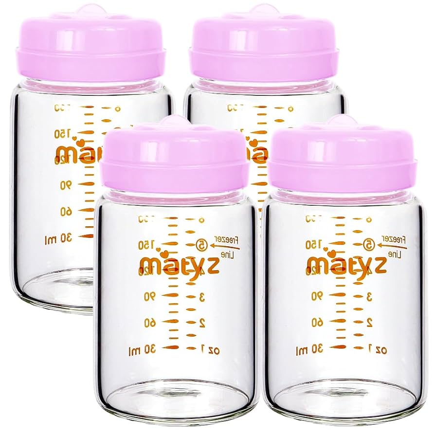 Amazon.com : Matyz 4-Pack Breast Milk Collection Bottles
